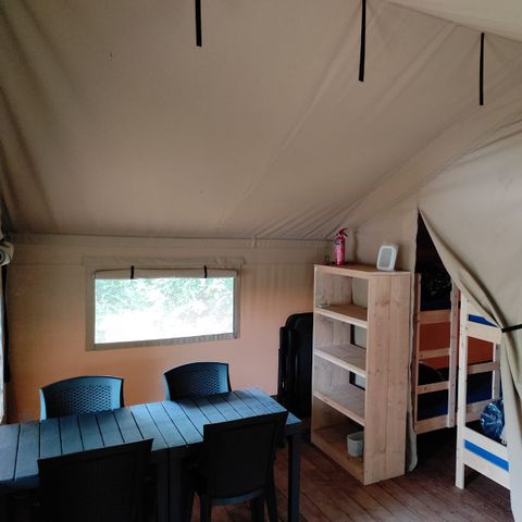 Tente en toile et en bois 6 personnes