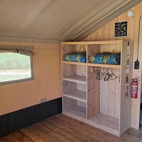 Tente en toile et en bois 5 personnes