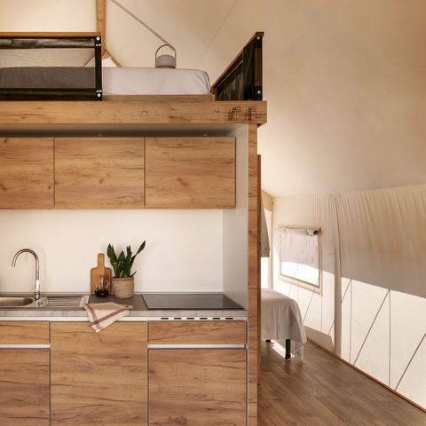 TENTE TOILE ET BOIS 6 personnes - GLAMPING FAMILY