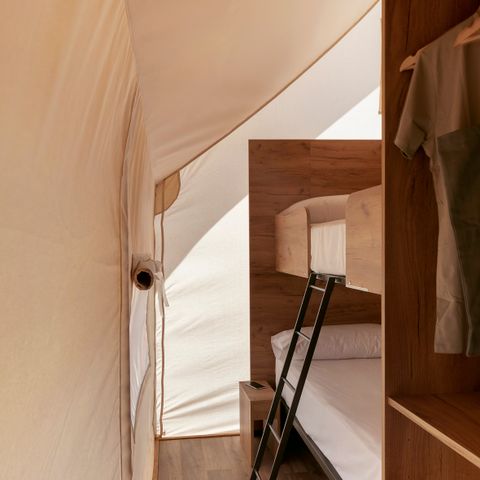 TENTE TOILE ET BOIS 6 personnes - GLAMPING FAMILY