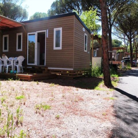 MOBILHOME 6 personnes - Mobil Home Aqua 3ch 6 pers  Terrasse Semi-couverte Clim TV