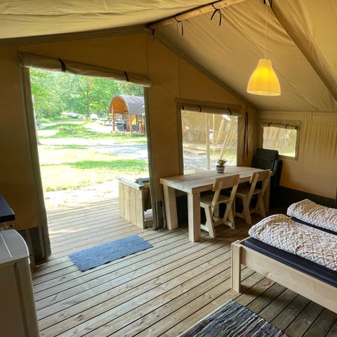 TENTE TOILE ET BOIS 2 personnes - Tente safari