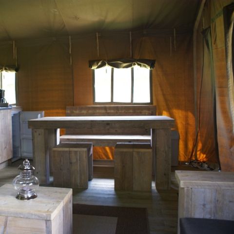 TENTE TOILE ET BOIS 6 personnes - Tente safari