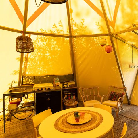 Hébergement 4 personnes - Tipi Jippi Tipi