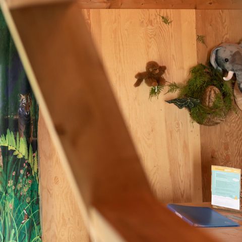 BUNGALOW TOILÉ 6 personnes - Tente bungalow Maison de la jungle