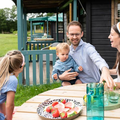 BUNGALOW TOILÉ 6 personnes - Tente bungalow Gîte forestier