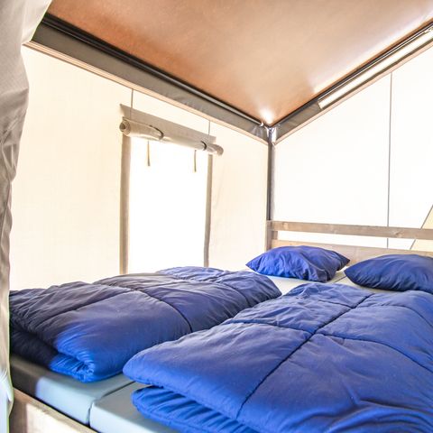 TENTE TOILE ET BOIS 5 personnes - Tente safari de base