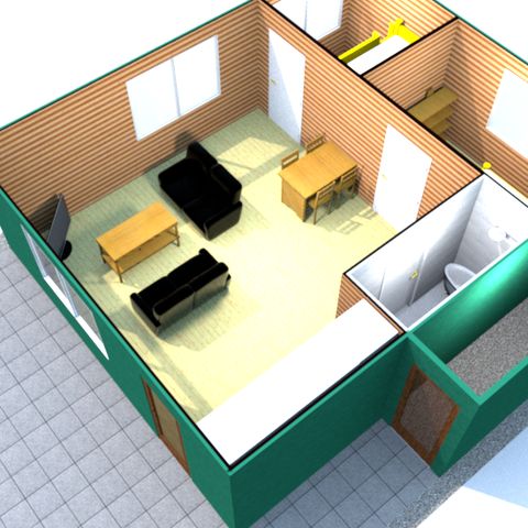 BUNGALOW 4 personnes - Paon bleu