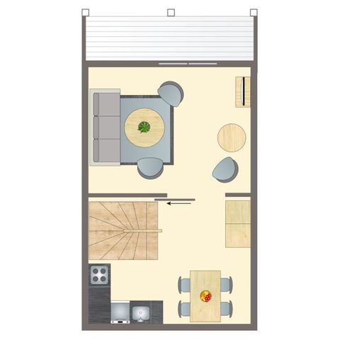 BUNGALOW 4 personnes - 2-4B2