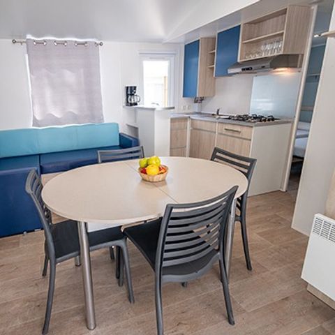 MOBILHOME 2 personnes - Comfort | 1 Ch. | 2 Pers. | Terrasse surélevée | Sans SDB
