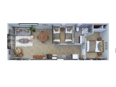 Chalet 4 personnes - Loevestein Deluxe avec bain à remous