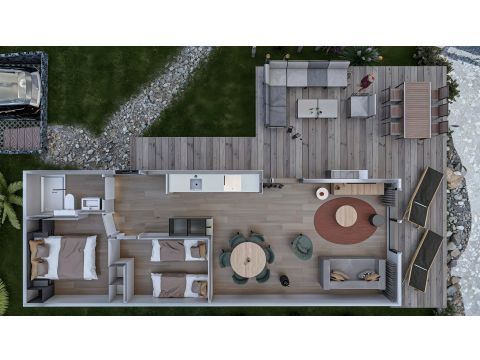 Lodge 4 personnes - Valkhof