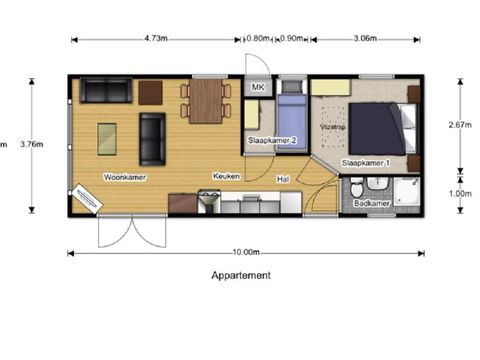 CHALET 3 personnes - Rafting - Lilac Avenue 140