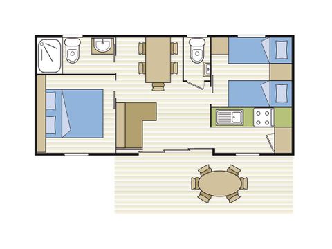 MOBILHOME 7 personnes - HELIOS