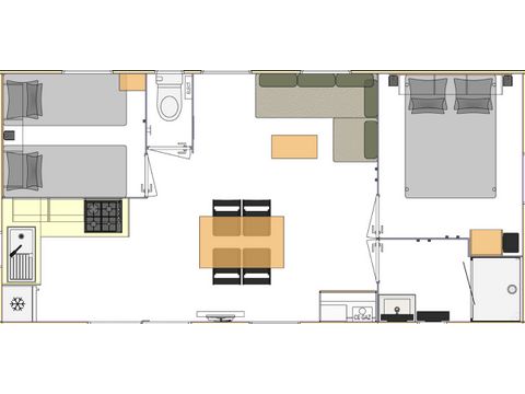 MOBILHOME 4 personnes - Maui