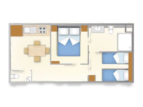 MOBILHOME 4 personnes - Baia Relax New