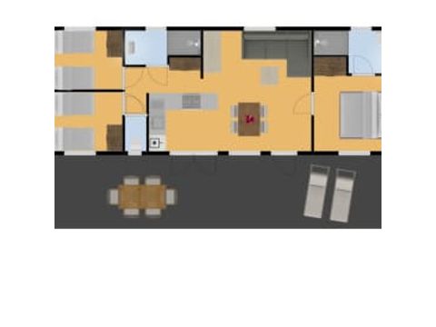 MOBILHOME 6 personnes - Mobil home Castelnaud