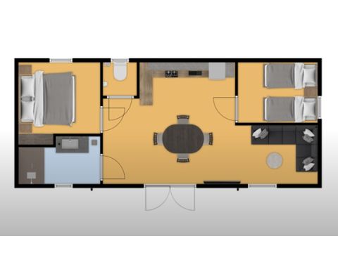 MOBILHOME 4 personnes - Mobil home Daglan