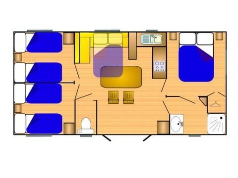 MOBILHOME 7 personnes - Riviera 860-3 CD