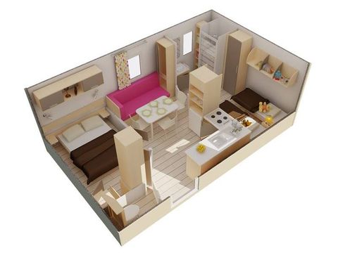 MOBILHOME 4 personnes - FIRST
