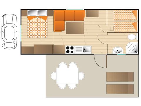 MOBILHOME 4 personnes - MAUI COMFORT