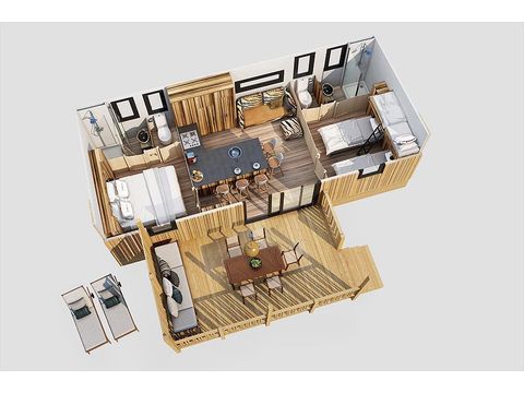 MOBILHOME 5 personnes - SunLodge Catalpa