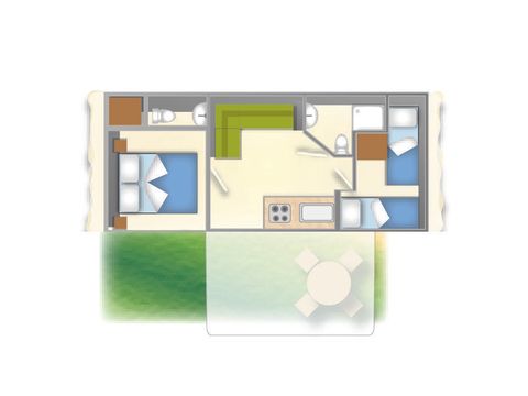 MOBILHOME 4 personnes - BAIA COMFORT