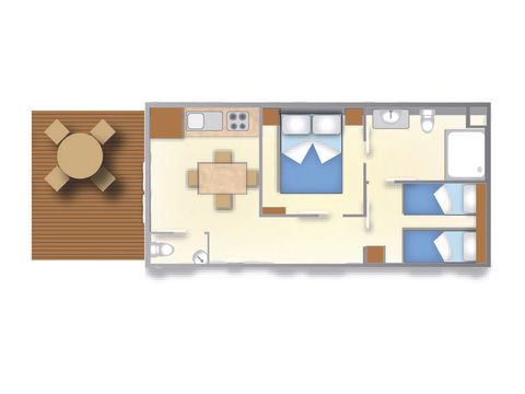 MOBILHOME 4 personnes - RELAX NEW