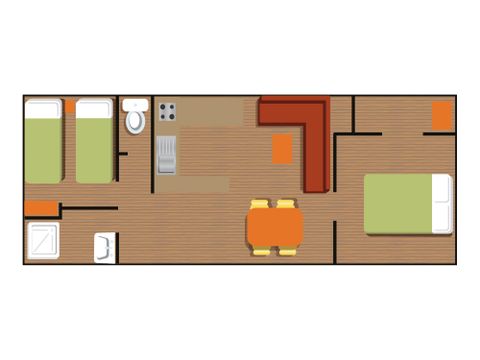 MOBILHOME 4 personnes - O'HARA 914