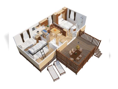 MOBILHOME 6 personnes - Aspen