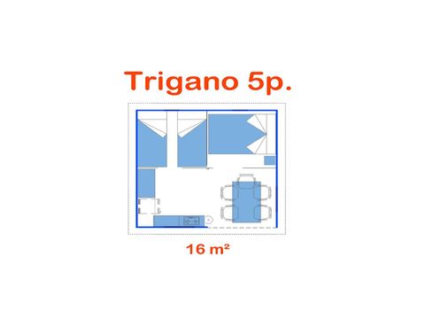 TENTE 5 personnes - Trigano (sans sanitaires)