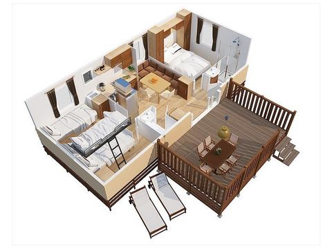 MOBILHOME 6 personnes - SunLodge Aspen