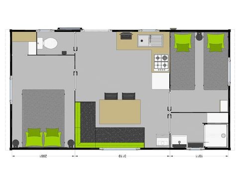 MOBILHOME 6 personnes - Ibiza