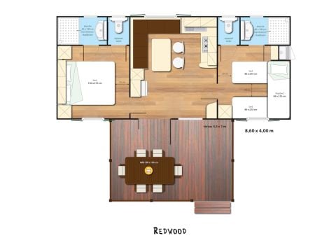 MOBILHOME 5 personnes - Cosy Plus