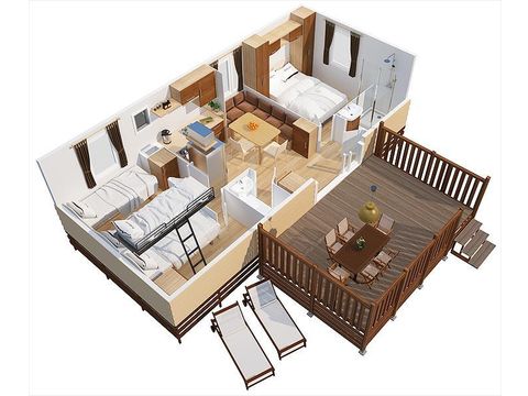MOBILHOME 6 personnes - Cosy Plus