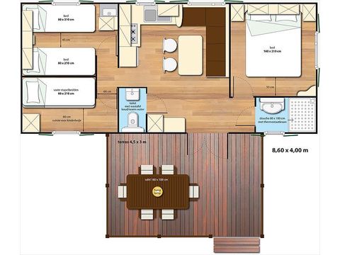 MOBILHOME 5 personnes - Aspen