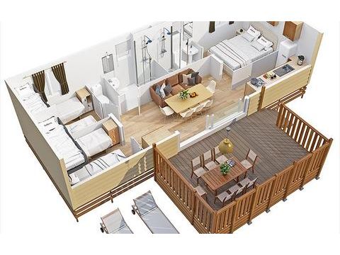 MOBILHOME 5 personnes - Sequoia