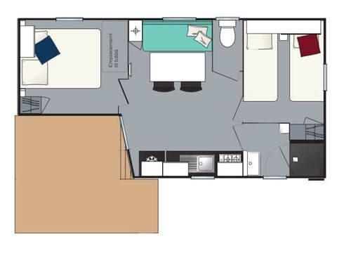 MOBILHOME 5 personnes - Evasion 