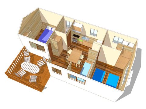 MOBILHOME 6 personnes - Classic 4/6 places