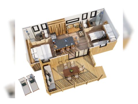 MOBILHOME 5 personnes - SUNLODGE CATALPA