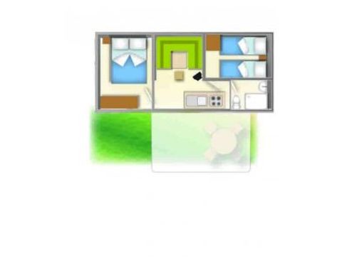 MOBILHOME 4 personnes - Baia Blu