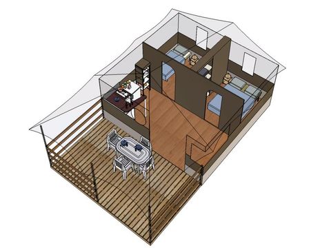 TENTE 5 personnes - FREELODGE