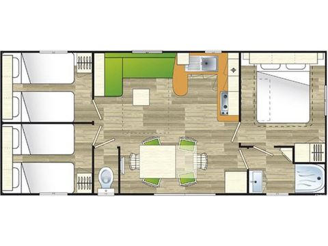 Mobilhome 6 personnes - Baobab