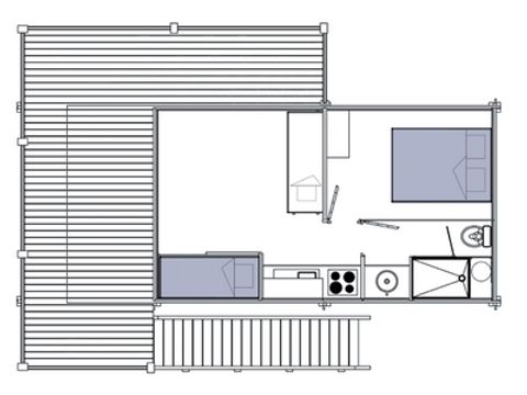 CHALET 4 personnes - PILOTIS