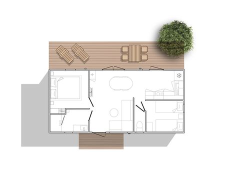 MOBILHOME 4 personnes - SUNELIA Luxe 2ch