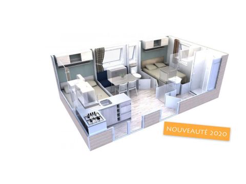MOBILHOME 4 personnes - EVO 24 24m² 2 chambres (Dimanche au Dimanche) - NOUVEAUTÉ 2020