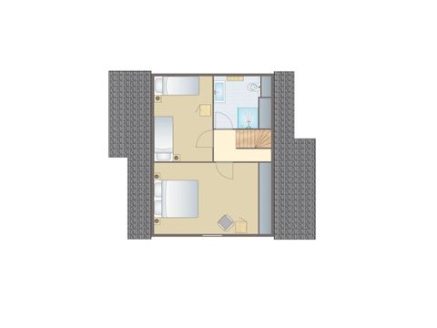 Bungalow 4 personnes - 4-persoons wellness bungalow