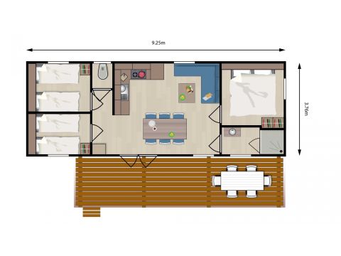 CHALET 6 personnes - Pivoine