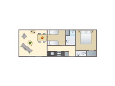 MOBILHOME 4 personnes - 4MHV