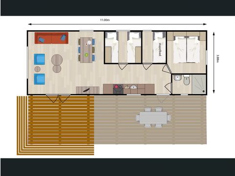 CHALET 6 personnes - Perdrix-Plus